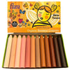 Filana Organic Beeswax Crayons, Skin Tones Stick 12 - vendor-unknown - Honeybee Toys