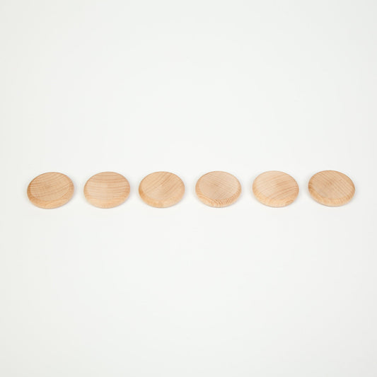 Grapat Coins Natural, 6 pieces - vendor-unknown - Honeybee Toys