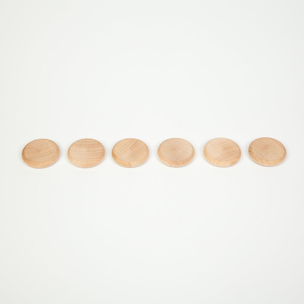 Grapat Coins Natural, 6 pieces - vendor-unknown - Honeybee Toys