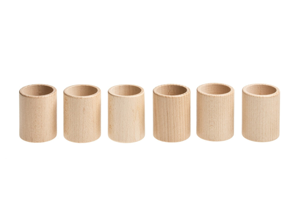 Grapat Cups Natural, 6 pieces - vendor-unknown - Honeybee Toys
