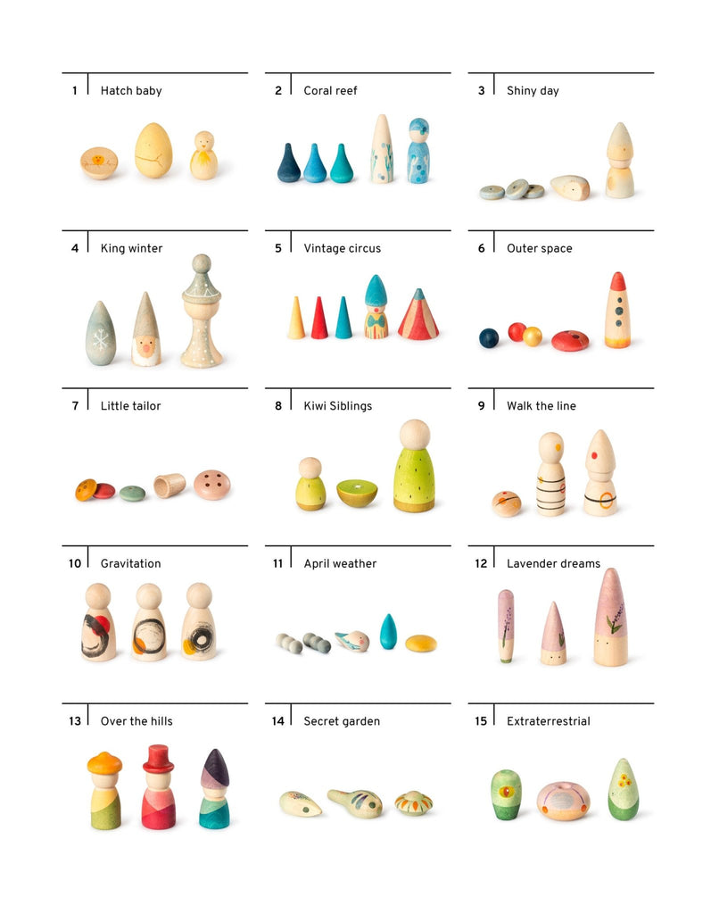 Grapat Lucky Lucky Second Edition Complete Set of 15 - vendor-unknown - Honeybee Toys