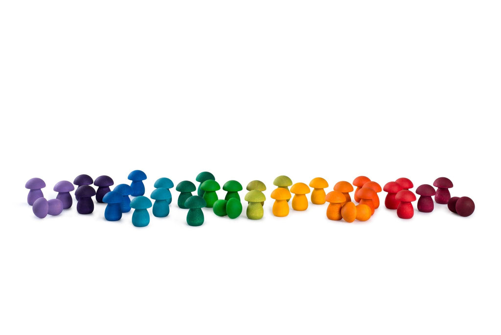 Grapat Mandala Little Rainbow Mushrooms - vendor-unknown - Honeybee Toys