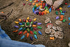 Grapat Mandala Rainbow Snowflakes - vendor-unknown - Honeybee Toys