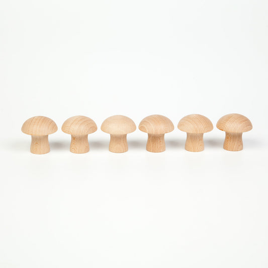 Grapat Mushroom Natural, 6 pieces - vendor-unknown - Honeybee Toys