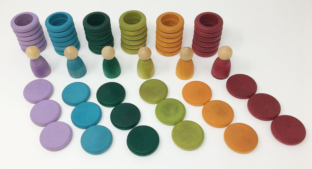 Grapat Nins, Rings & Coins, additional colours - vendor-unknown - Honeybee Toys