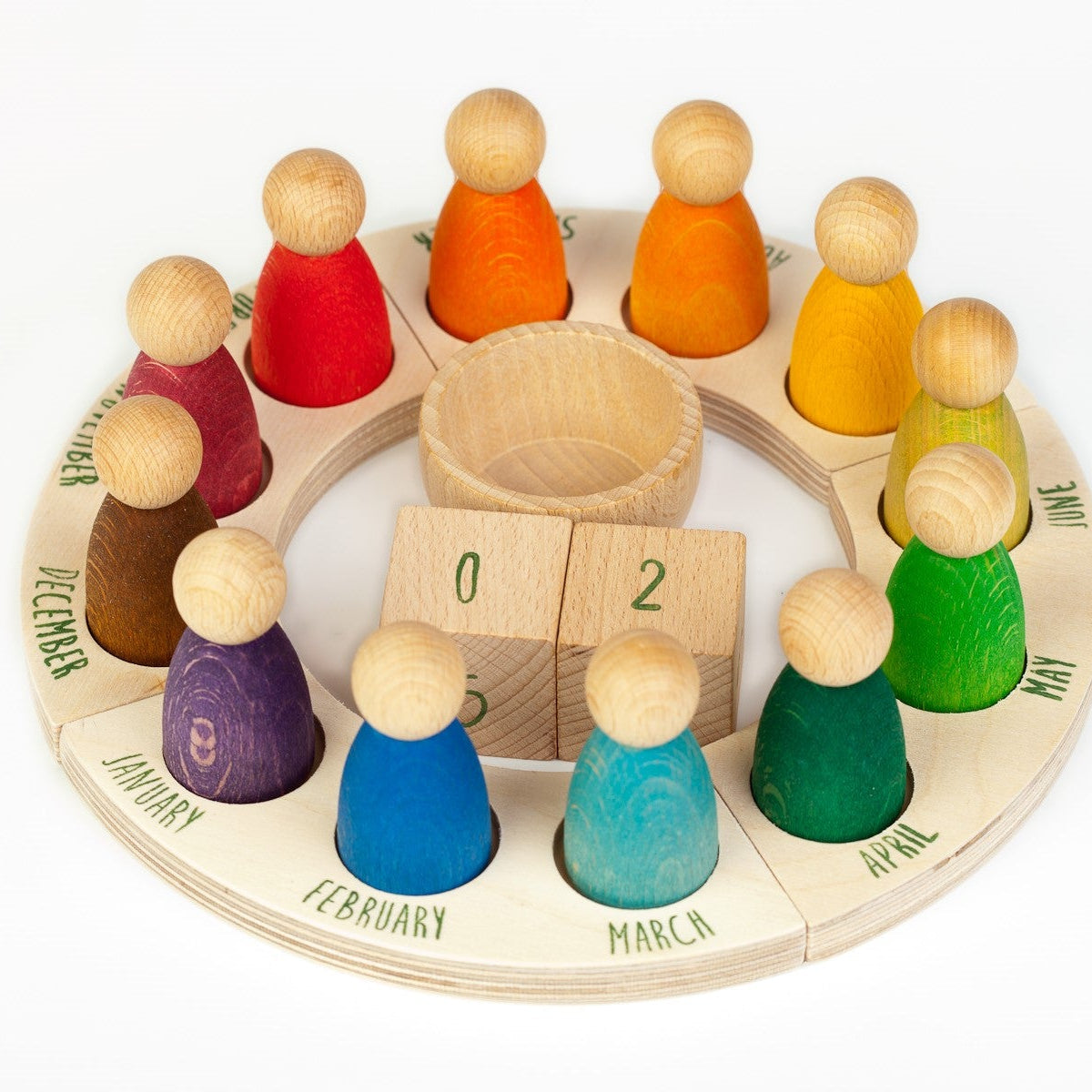 Grapat Perpetual Calendar (English) - vendor-unknown - Honeybee Toys