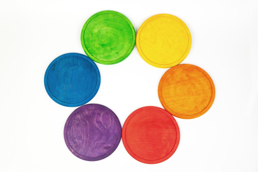 Grapat Platforms Rainbow x 6 - vendor-unknown - Honeybee Toys