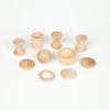 Grapat Treasure Basket Natural, 10 Elements - vendor-unknown - Honeybee Toys