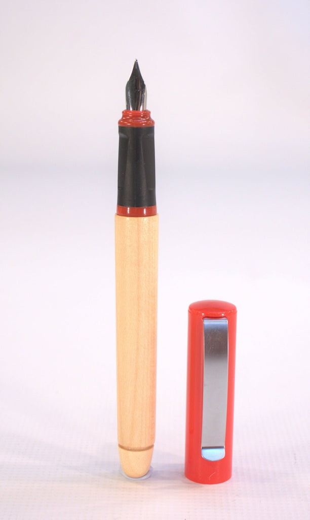 Greenfield Fountain Pen Red - vendor-unknown - Honeybee Toys