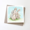 Greeting Card Bunny Hugs - vendor-unknown - Honeybee Toys
