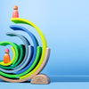 Grimm's 10 piece Rainbow Neon Green Overstocked 45% off (Was $144 now $79.20) - vendor-unknown - Honeybee Toys