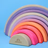 Grimm's 10 piece Rainbow Neon Pink Overstocked 45% off (Was $144 now $79.20) - vendor-unknown - Honeybee Toys