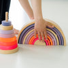Grimm's 10 piece Rainbow Neon Pink Overstocked 45% off (Was $144 now $79.20) - vendor-unknown - Honeybee Toys