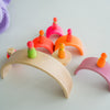 Grimm's 10 piece Rainbow Neon Pink Overstocked 45% off (Was $144 now $79.20) - vendor-unknown - Honeybee Toys