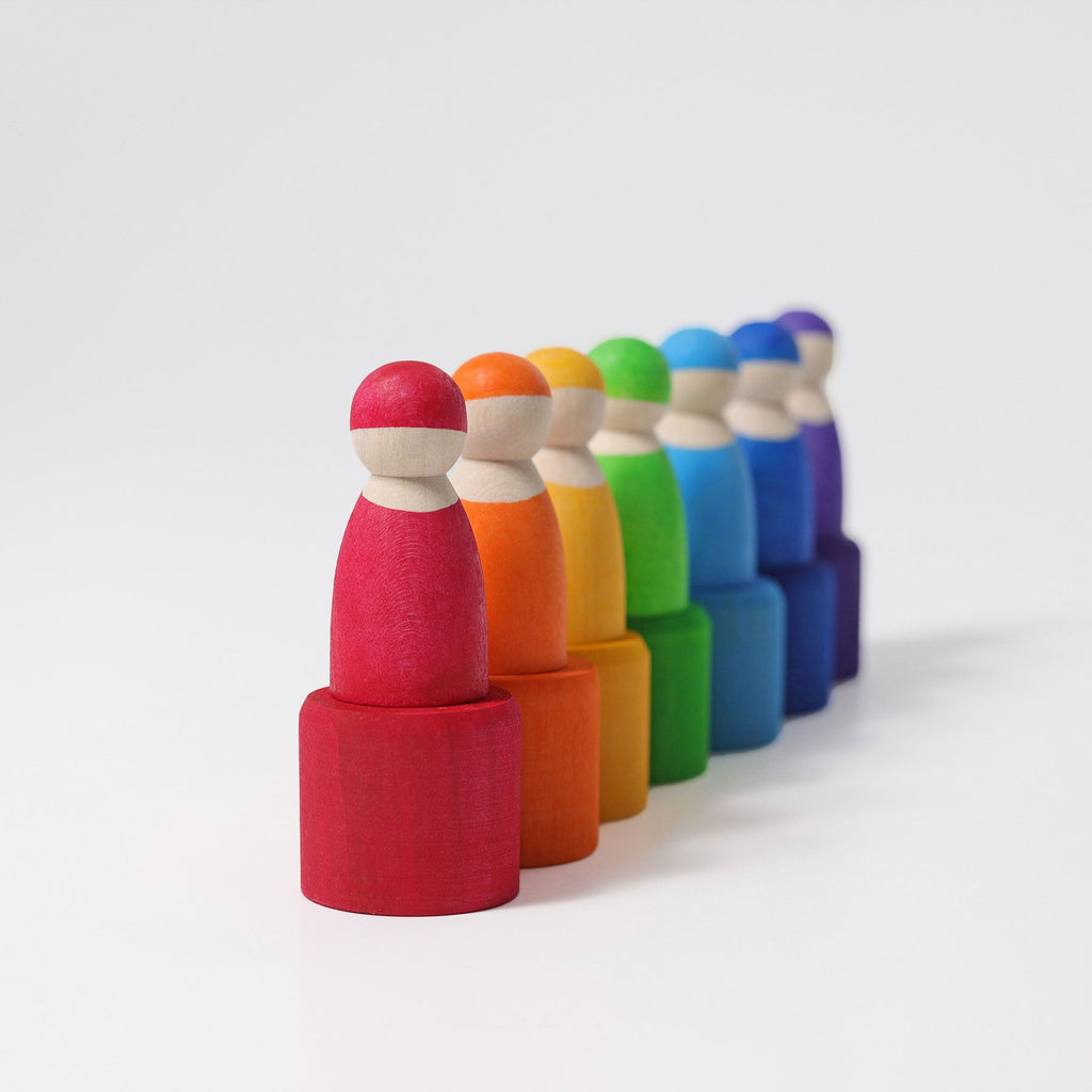 Grimm's 7 Friends in 7 Bowls - vendor-unknown - Honeybee Toys