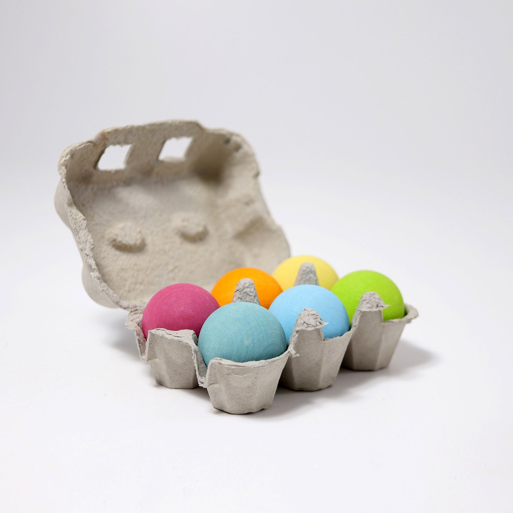 Grimm's Balls Large Pastel, set of 6 - vendor-unknown - Honeybee Toys