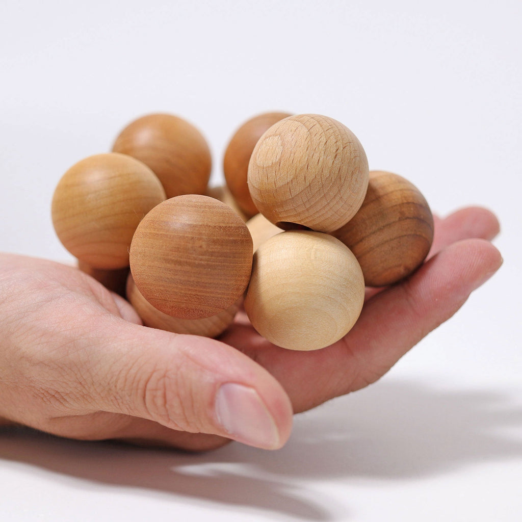 Grimm's Beads Grasper Natural - vendor-unknown - Honeybee Toys