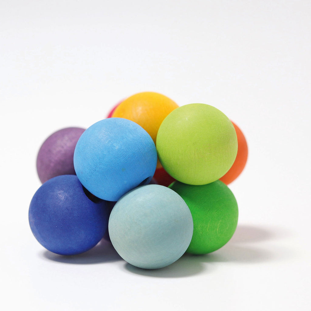 Grimm's Beads Grasper Rainbow - vendor-unknown - Honeybee Toys