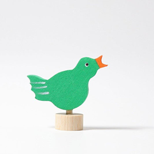 Grimm's Bird Singing Decoration - vendor-unknown - Honeybee Toys