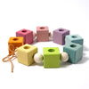 Grimm's Birthday Cubes Coloured - vendor-unknown - Honeybee Toys