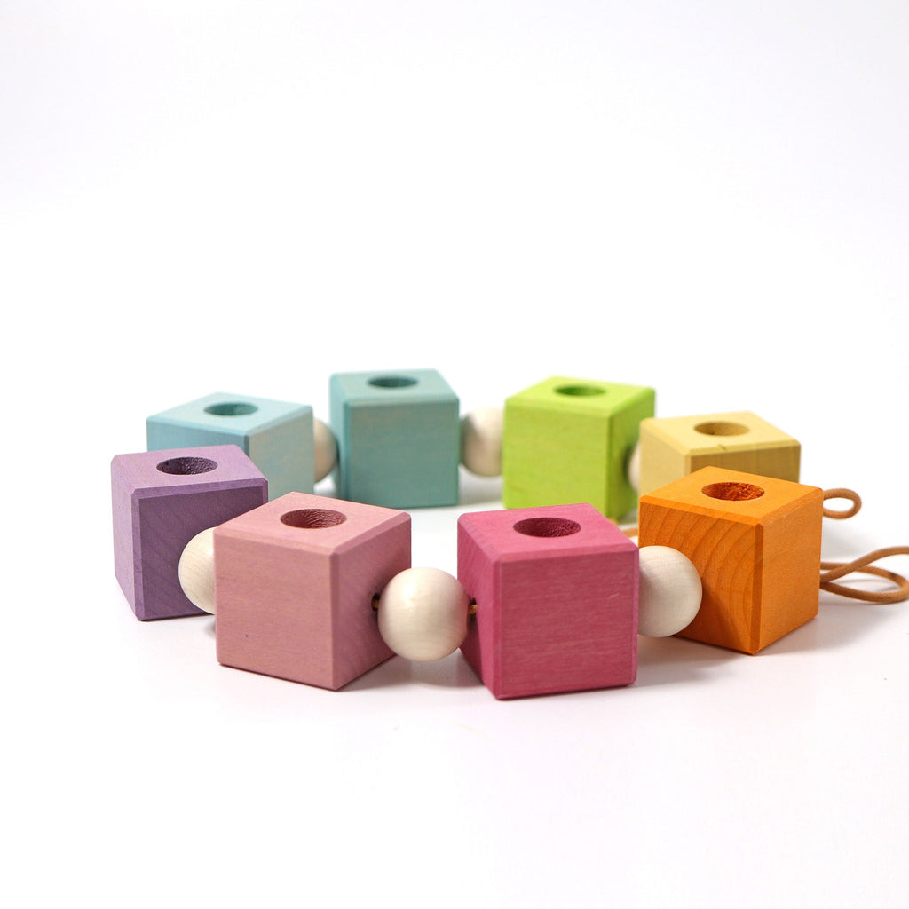 Grimm's Birthday Cubes Coloured - vendor-unknown - Honeybee Toys