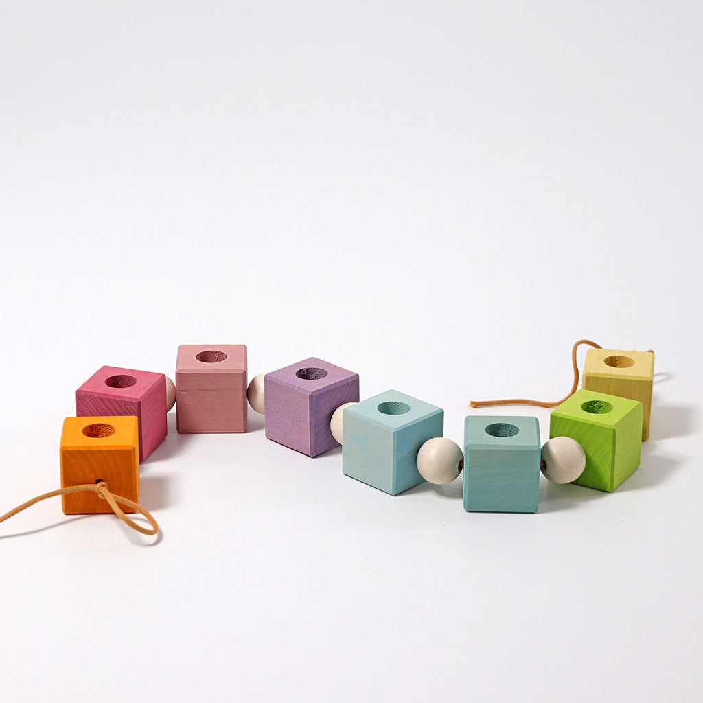 Grimm's Birthday Cubes Coloured - vendor-unknown - Honeybee Toys