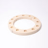 Grimm's Birthday Ring 12 holes, White - vendor-unknown - Honeybee Toys
