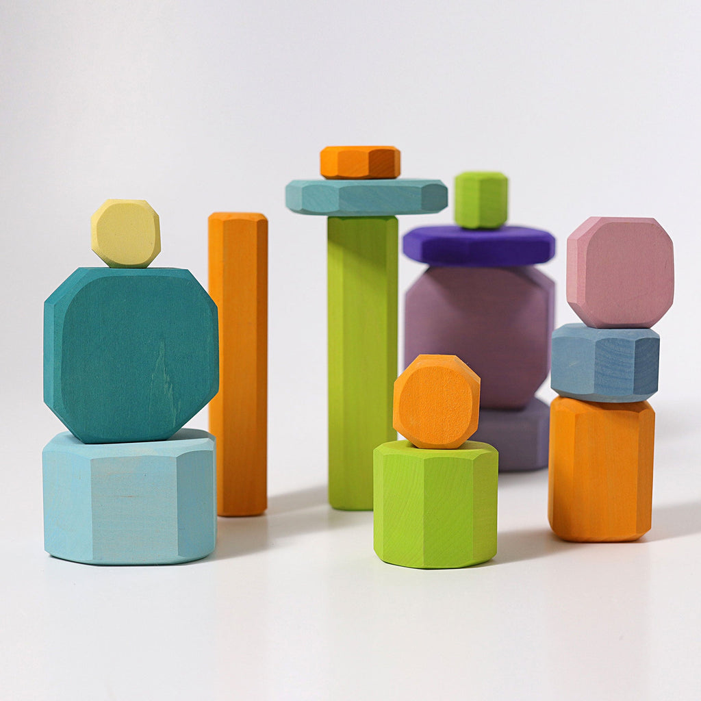Grimm's Blocks Colour Tree Slices - vendor-unknown - Honeybee Toys