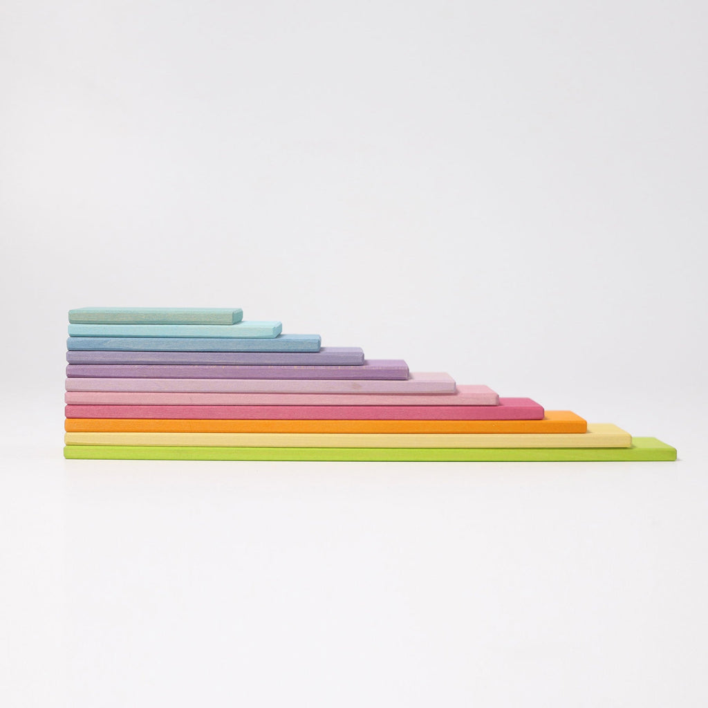 Grimm's Building Boards Pastel - vendor-unknown - Honeybee Toys