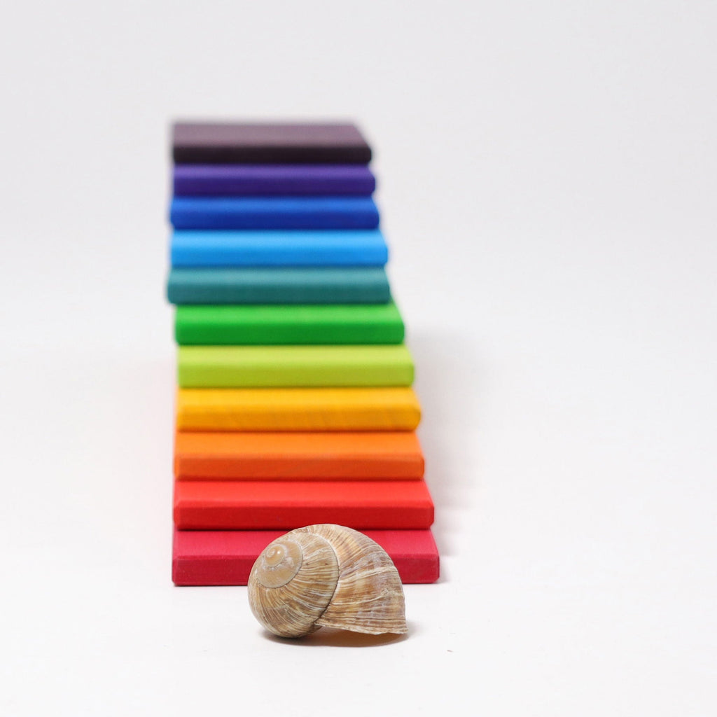 Grimm's Building Boards Rainbow - vendor-unknown - Honeybee Toys