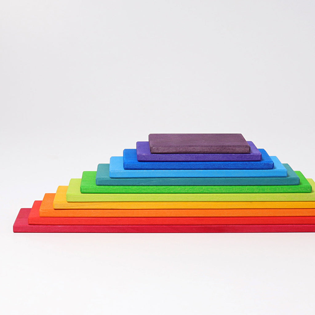 Grimm's Building Boards Rainbow - vendor-unknown - Honeybee Toys