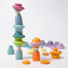 Grimm's Building Rings Pastel - vendor-unknown - Honeybee Toys