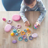 Grimm's Building Rings Pastel - vendor-unknown - Honeybee Toys