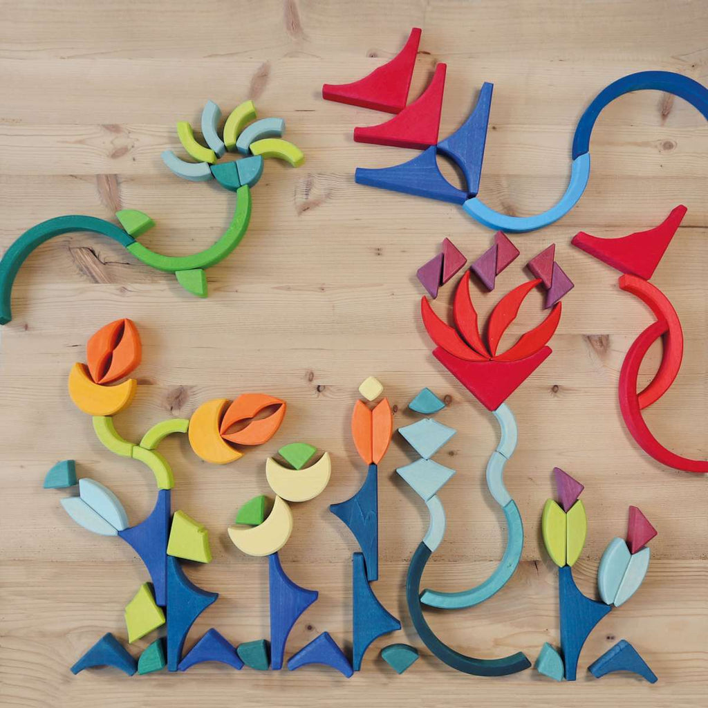 Grimm's Building Set Arcs in Squares NEW 2022 - vendor-unknown - Honeybee Toys