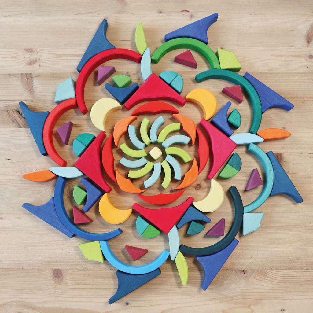 Grimm's Building Set Arcs in Squares NEW 2022 - vendor-unknown - Honeybee Toys