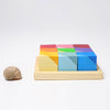 Grimm's Building Set Cornerstone with beveled edge - vendor-unknown - Honeybee Toys