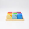 Grimm's Building Set Cornerstone with beveled edge - vendor-unknown - Honeybee Toys
