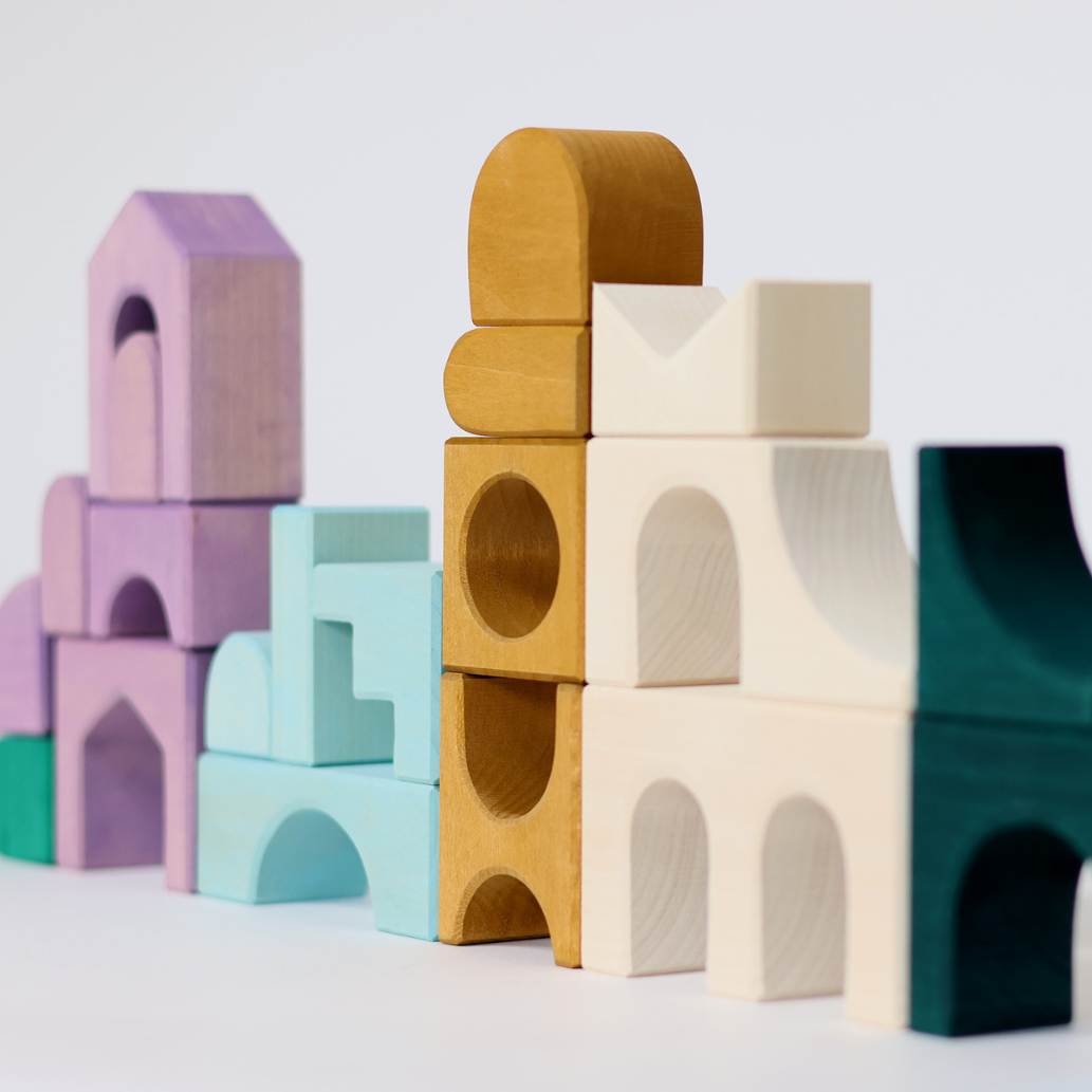 Grimm's Building Set Floors - vendor-unknown - Honeybee Toys