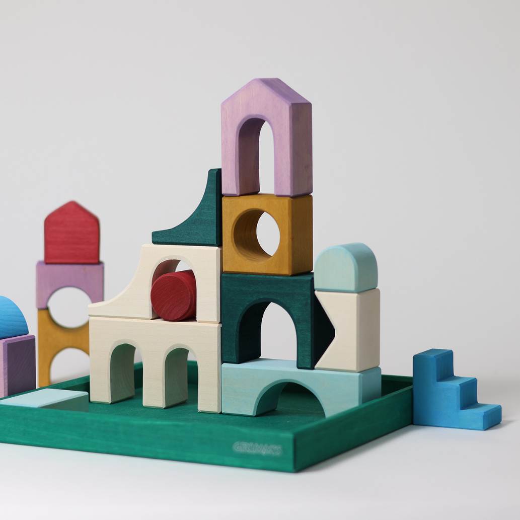Grimm's Building Set Floors - vendor-unknown - Honeybee Toys