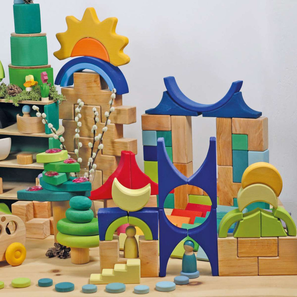 Grimm's Building Set Stairway - vendor-unknown - Honeybee Toys
