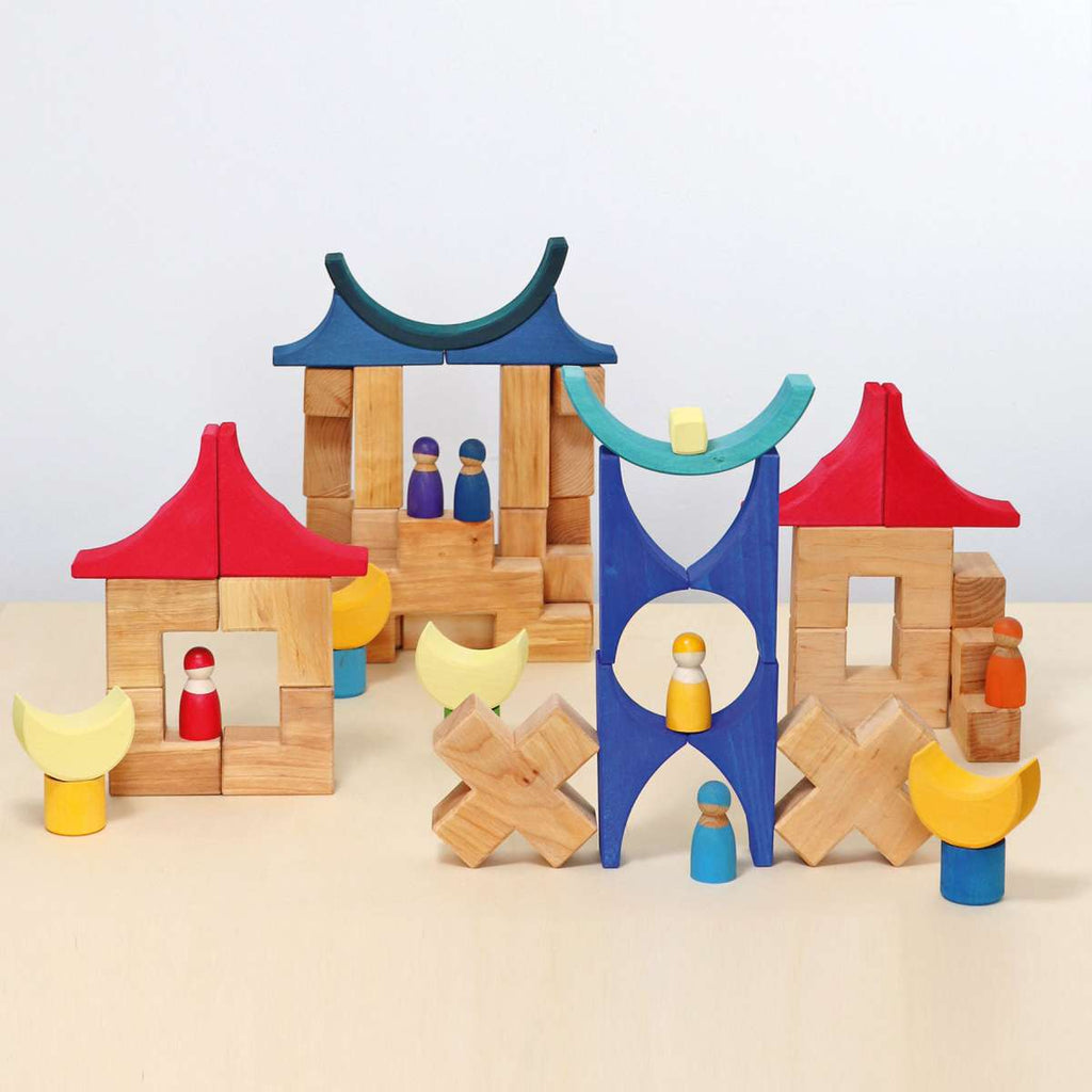 Grimm's Building Set Stairway - vendor-unknown - Honeybee Toys