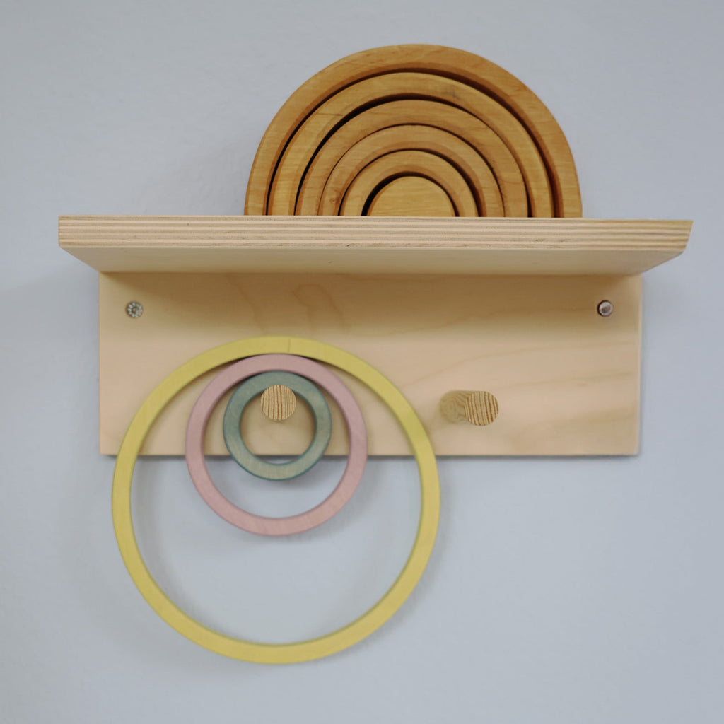Grimm's Concentric Circles and Rings Pastel - vendor-unknown - Honeybee Toys