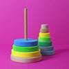 Grimm's Conical Tower Neon Green (Was $82.00 Now $55.00 32.5% saving) - vendor-unknown - Honeybee Toys