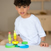 Grimm's Conical Tower Neon Green (Was $82.00 Now $55.00 32.5% saving) - vendor-unknown - Honeybee Toys