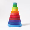 Grimm's Conical Tower Rainbow - vendor-unknown - Honeybee Toys