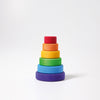 Grimm's Conical Tower Small Rainbow - vendor-unknown - Honeybee Toys