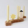 Grimm's Creme 100% Beeswax Candles - vendor-unknown - Honeybee Toys