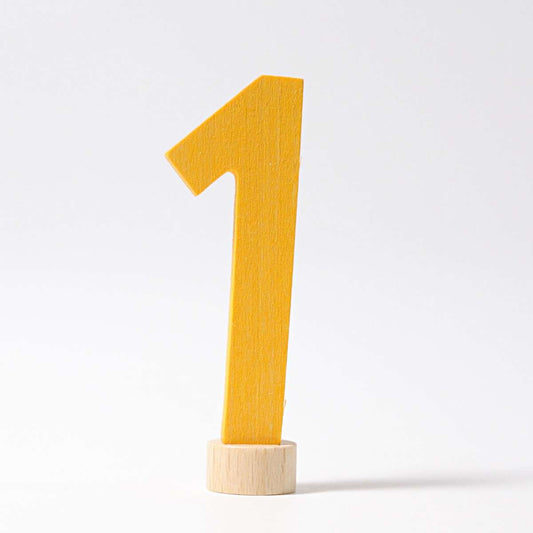 Grimm's Decorative Number 1 - vendor-unknown - Honeybee Toys