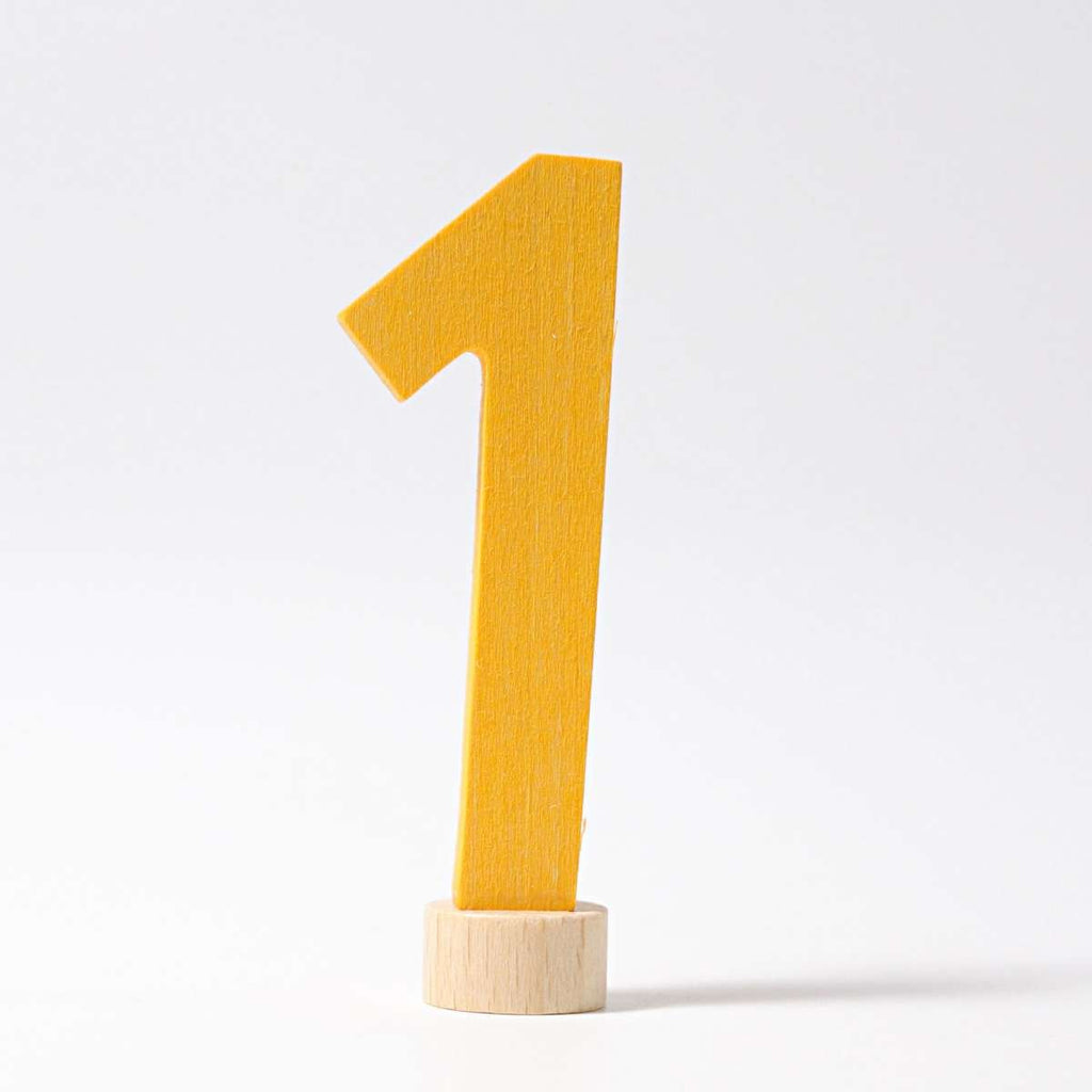 Grimm's Decorative Number 1 - vendor-unknown - Honeybee Toys