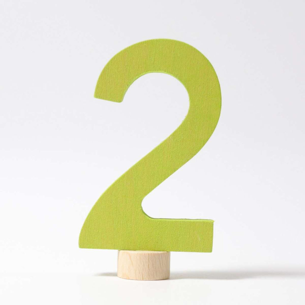 Grimm's Decorative Number 2 - vendor-unknown - Honeybee Toys